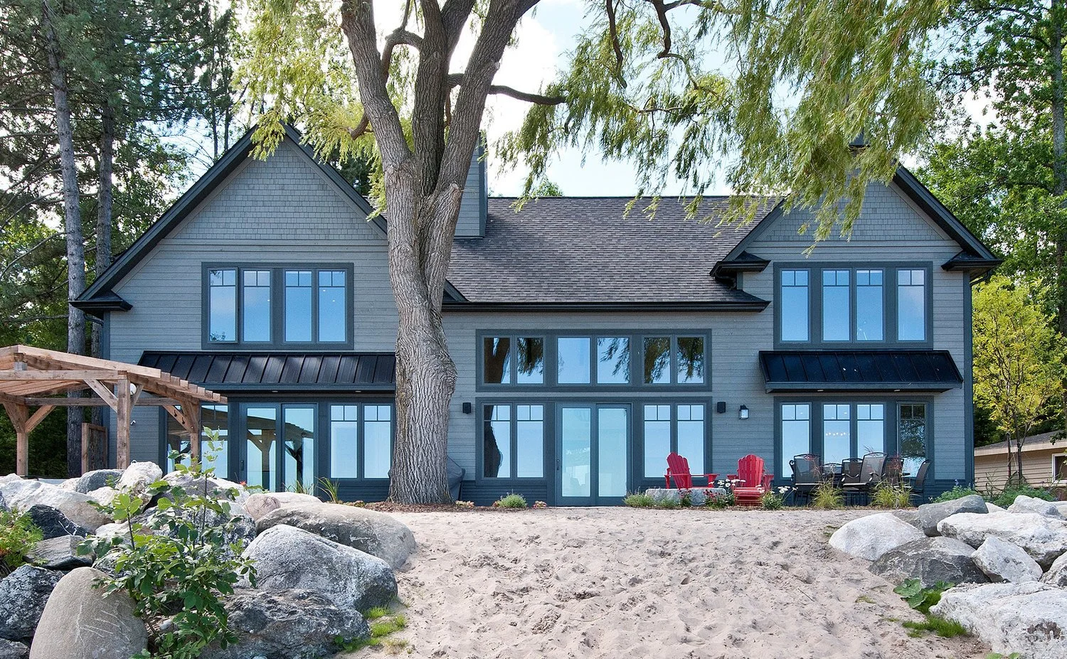The Lakehouse waterfront custom home
